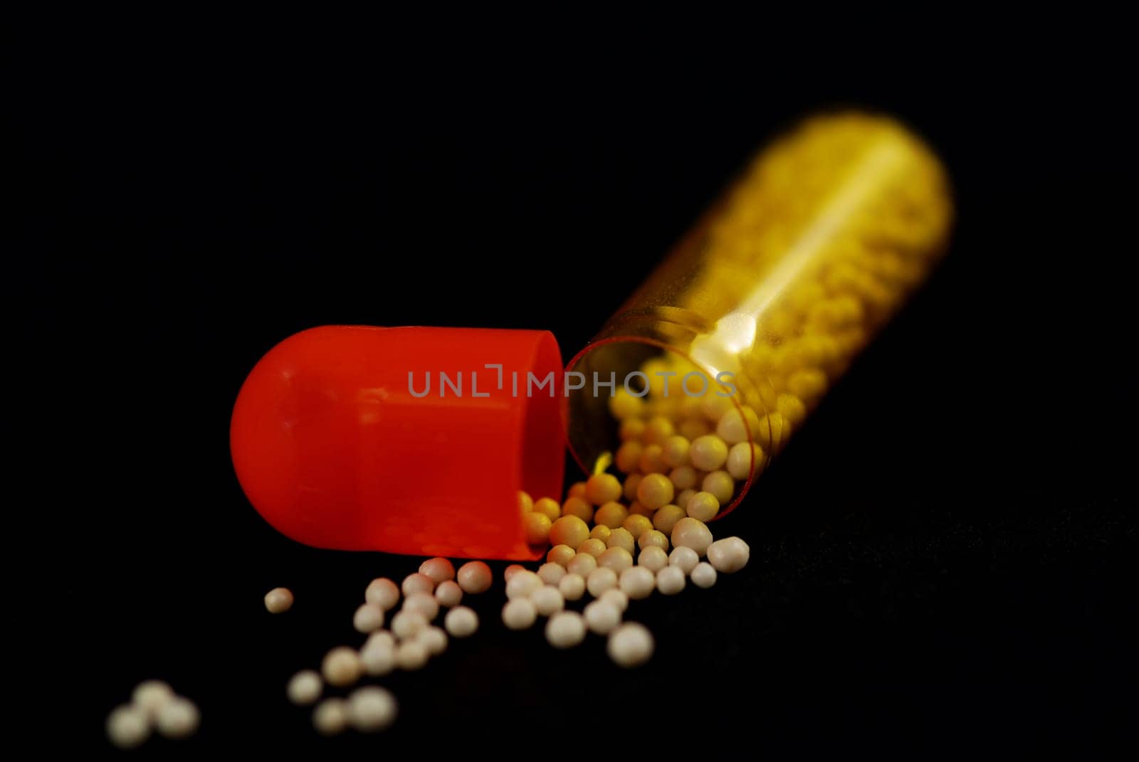 stock pictures of pills over a white background
