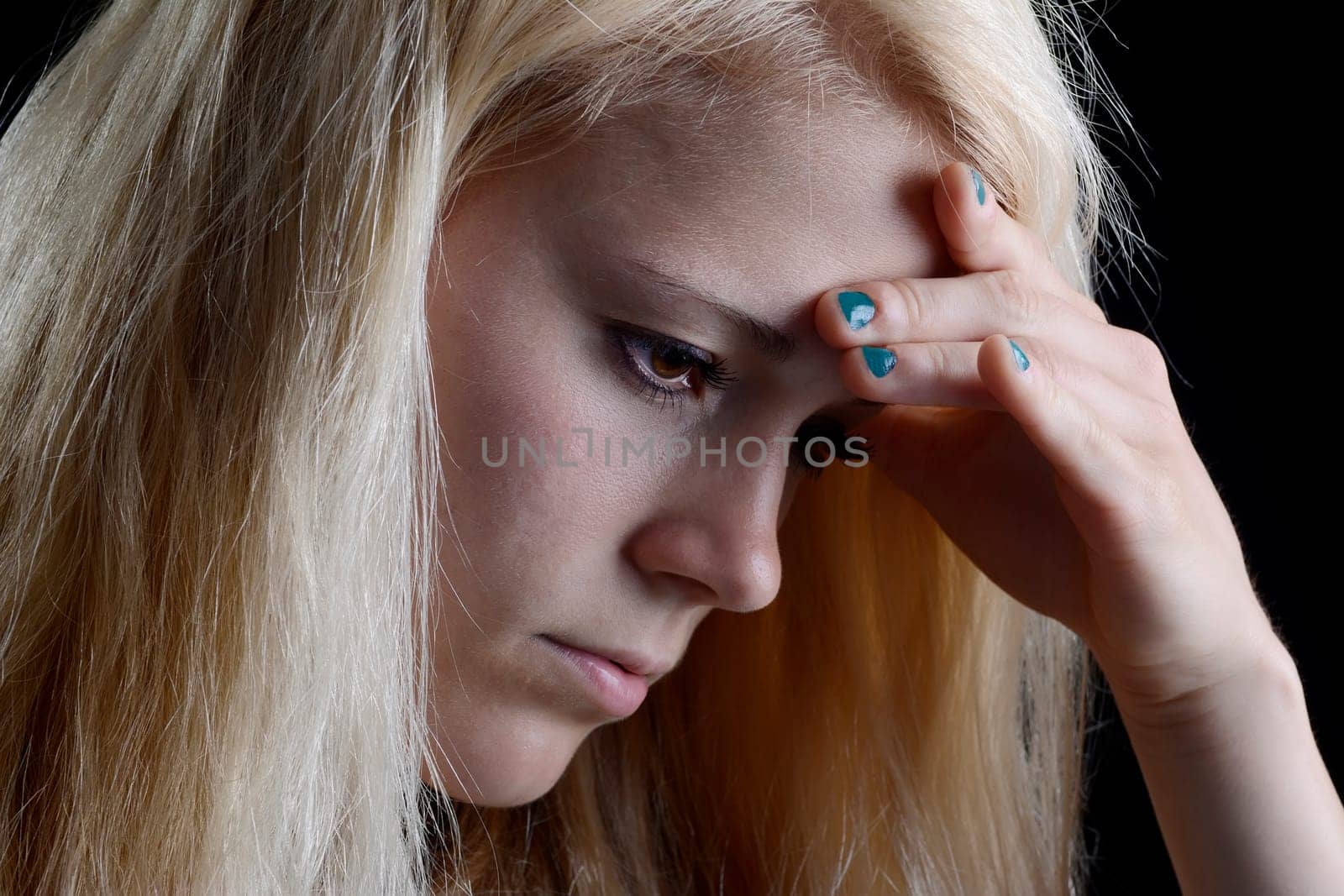 thoughtful woman