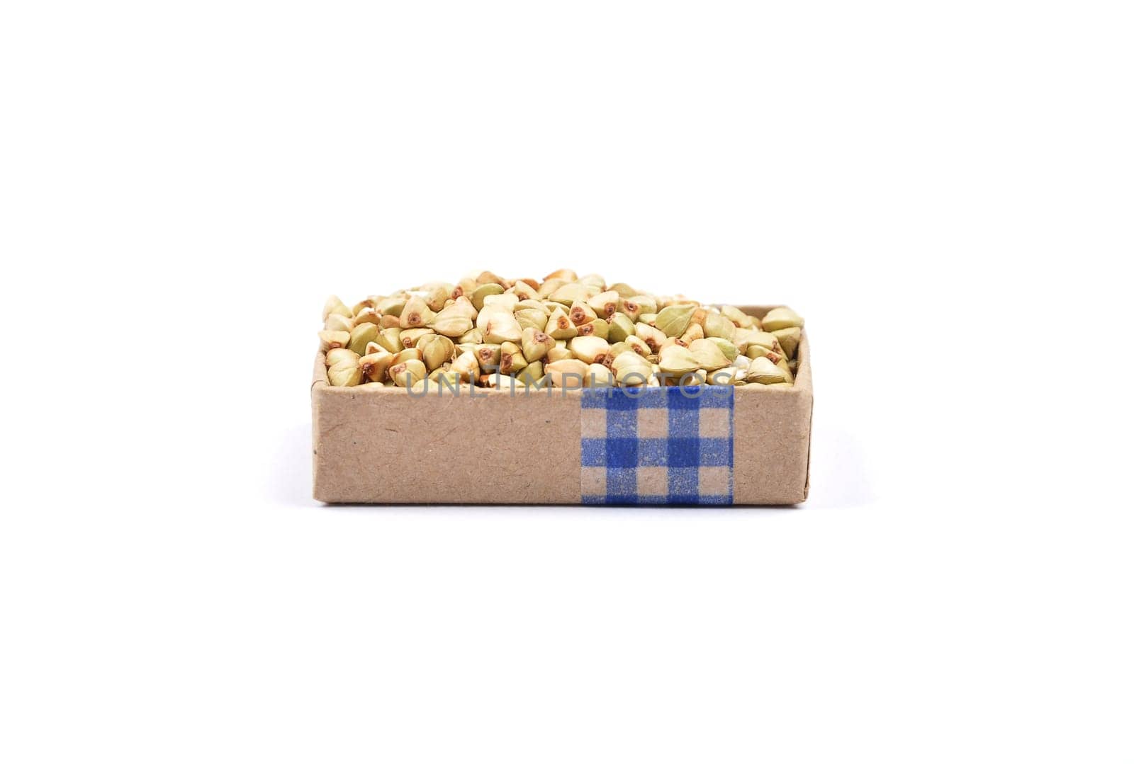 Buckwheat on white