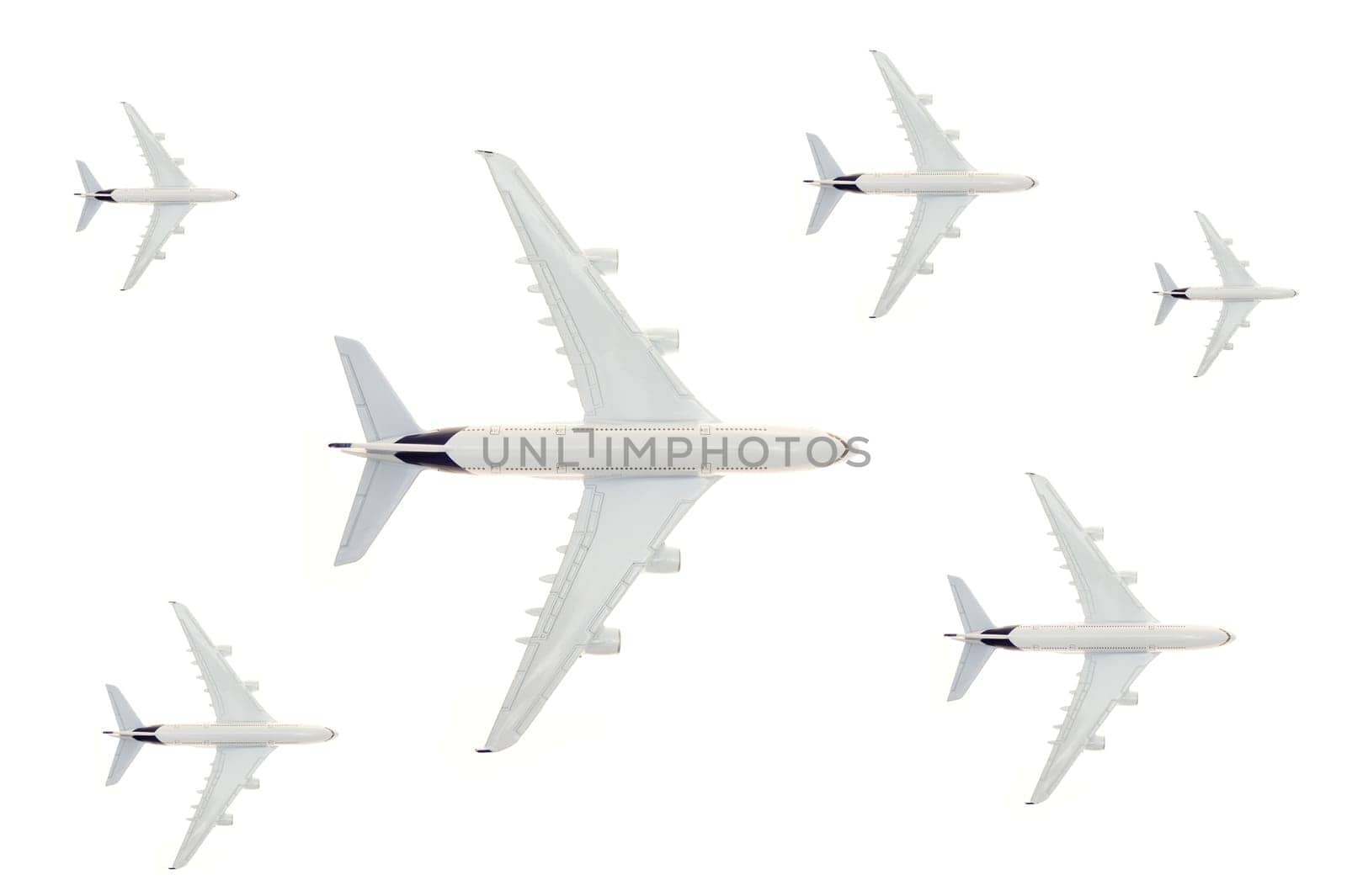A close up shot of a die cast model plane