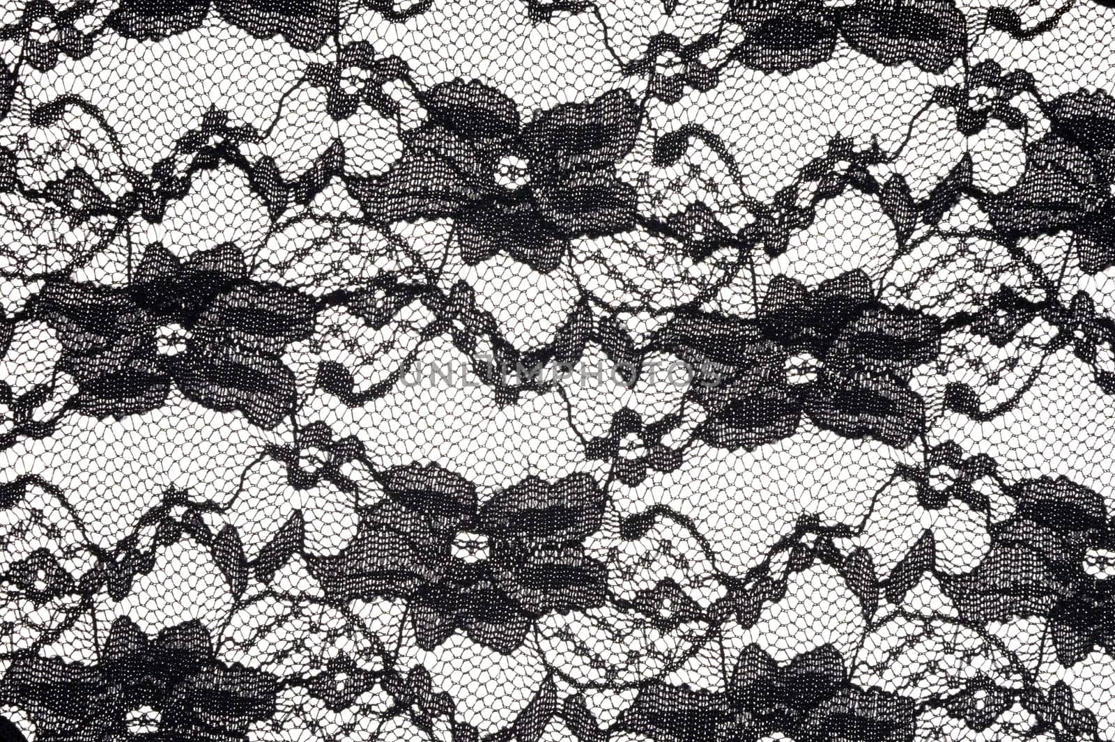 A close up shot of lace fabric