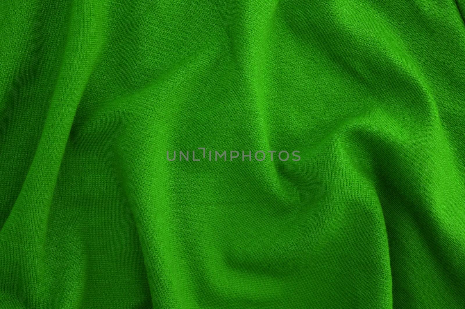 A close up shot of rumpled fabric