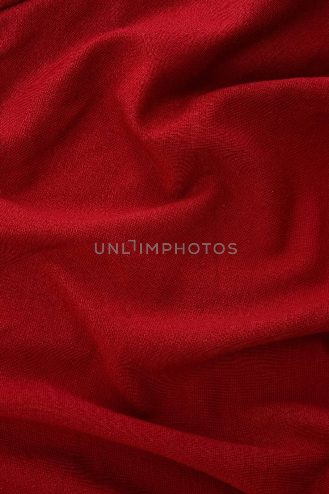 A close up shot of rumpled fabric