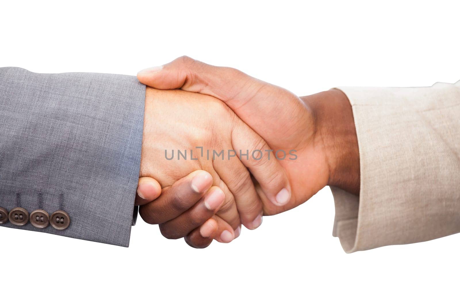 Close-up Of A Two Businessmen Shaking Hand