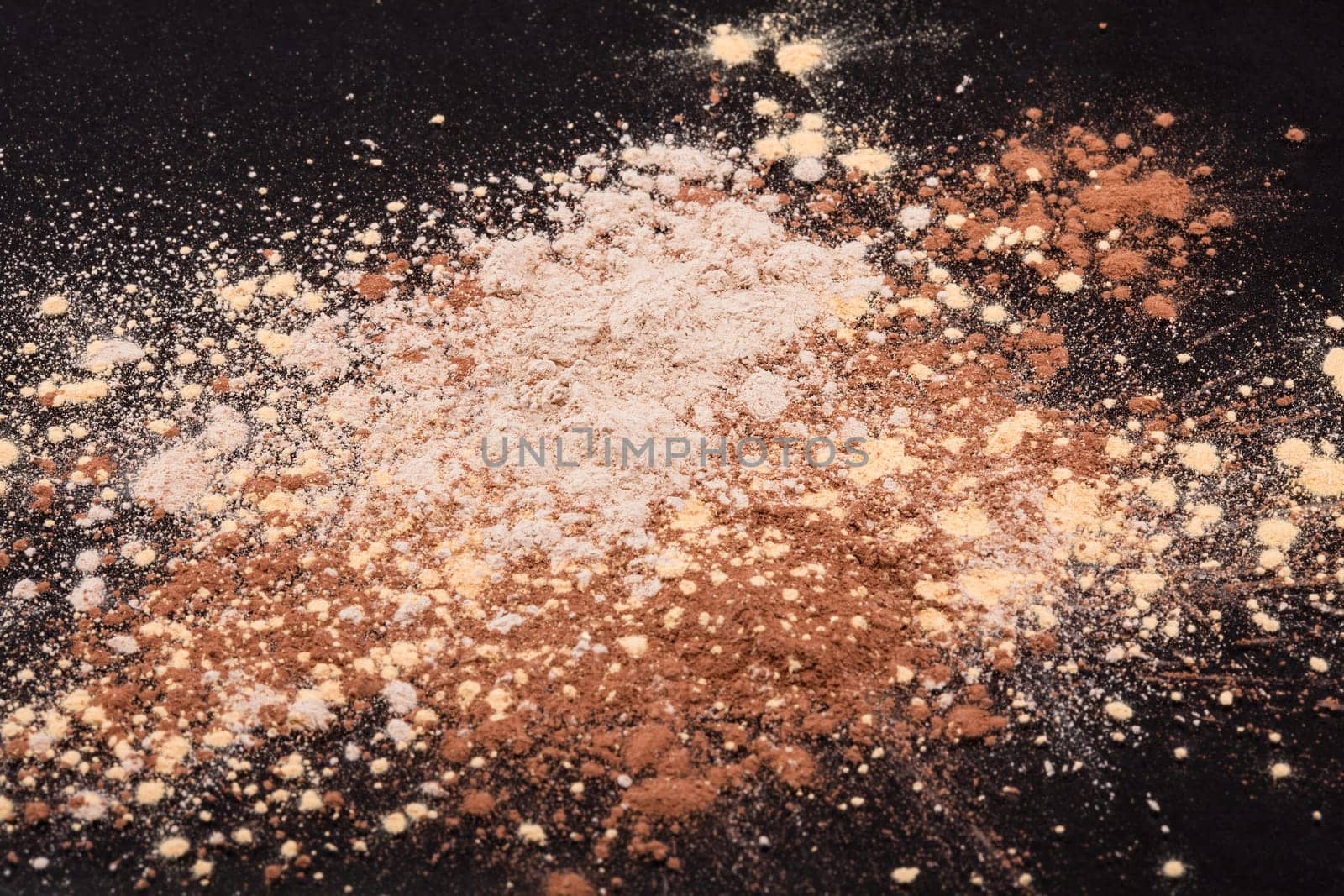 Photo Of Cosmetic Powder Isolated On Black Background