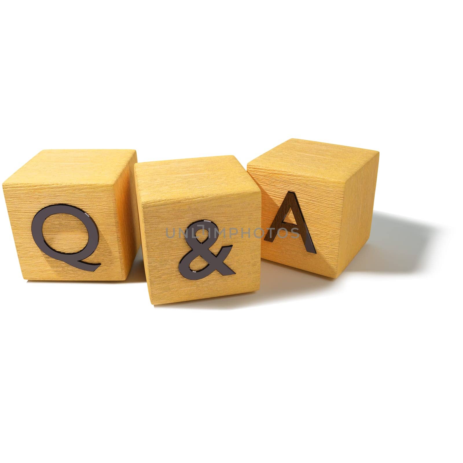 Cube with questions and answers