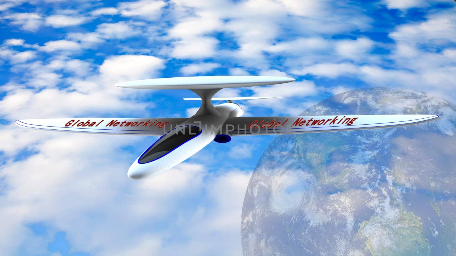 abstract technology world global network business connection for adv or others purpose use