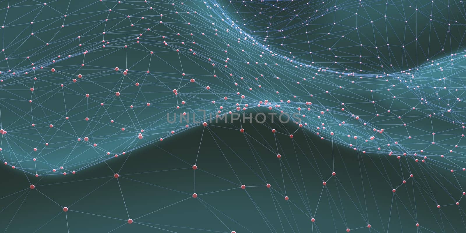 Abstract background of pipes and connections.