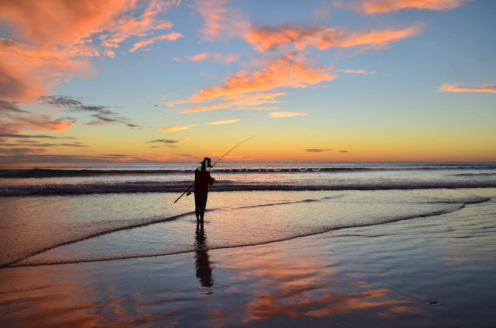 fisherman on the beach