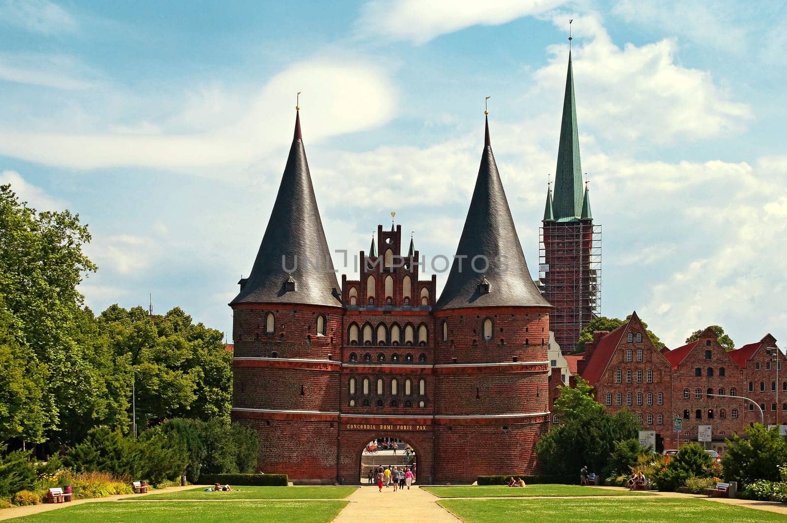 Holstentor Lübeck Deutschland / Holsten Gate Lübeck Germany