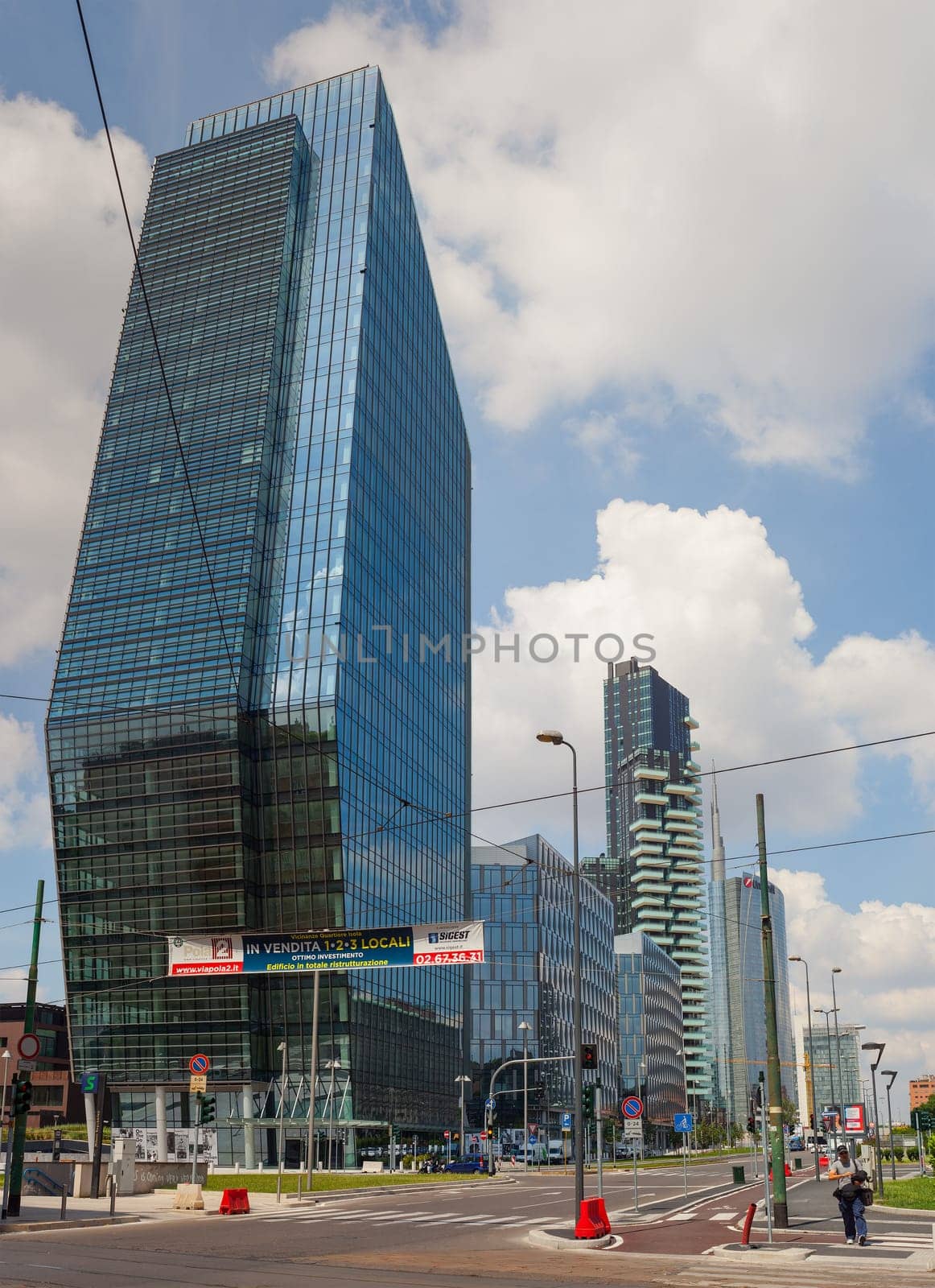 Modern architecture in Milan, Italy