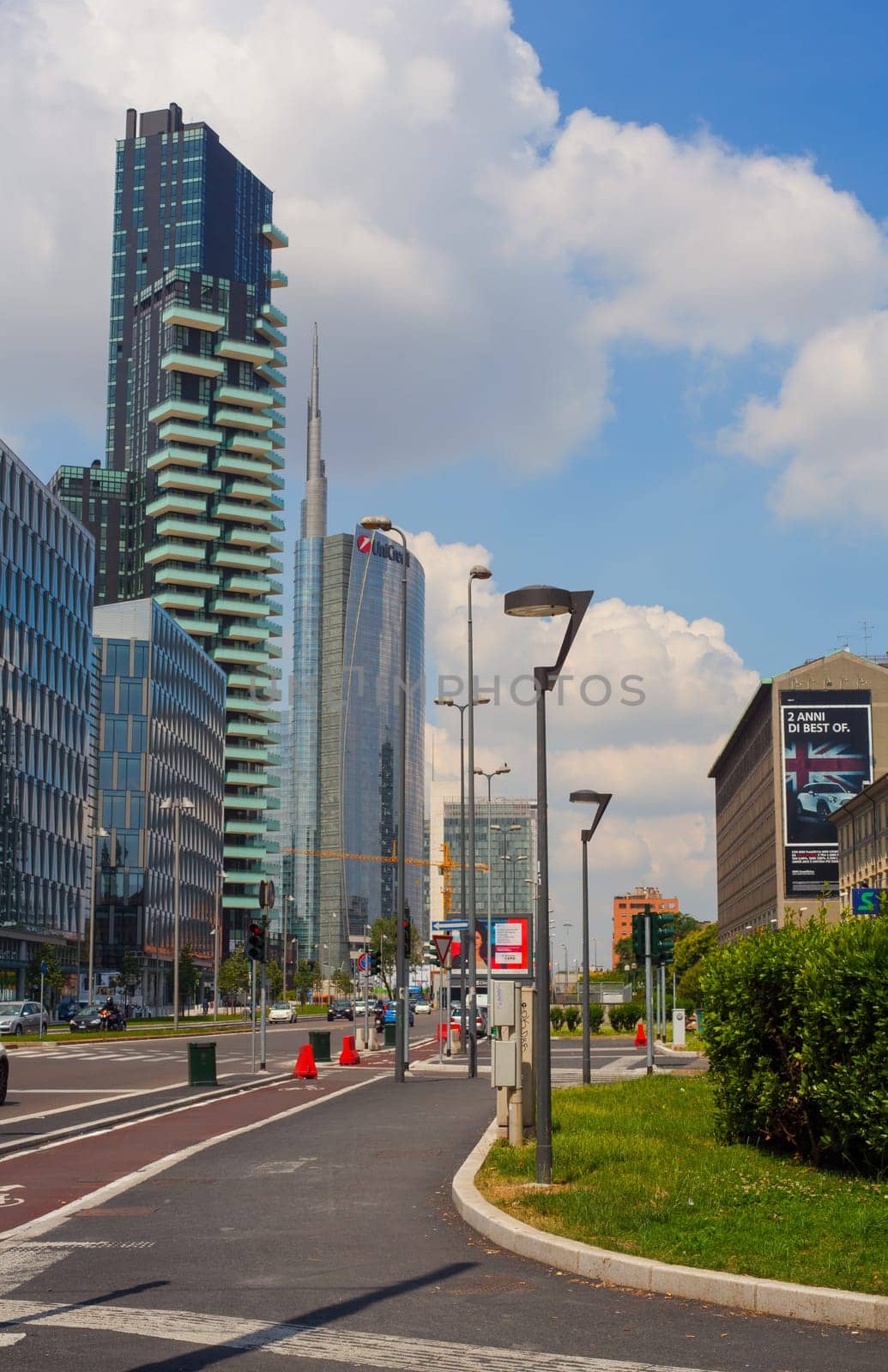 Modern architecture in Milan, Italy