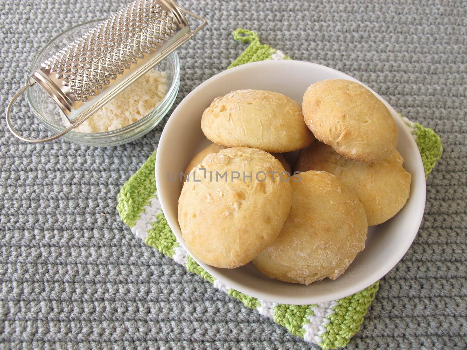 Home-baked cheese rolls