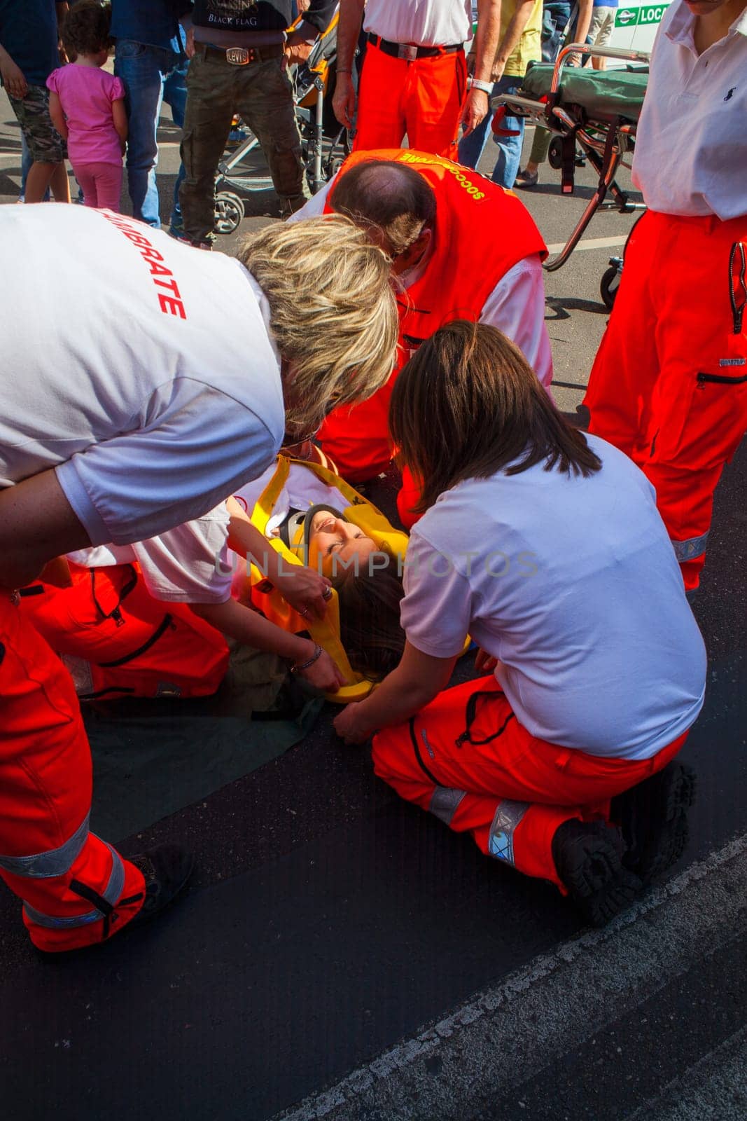 Emergency simulation in Milan