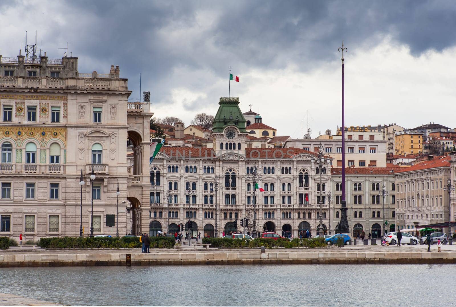View of Piazza unità d'Italia in Trieste
