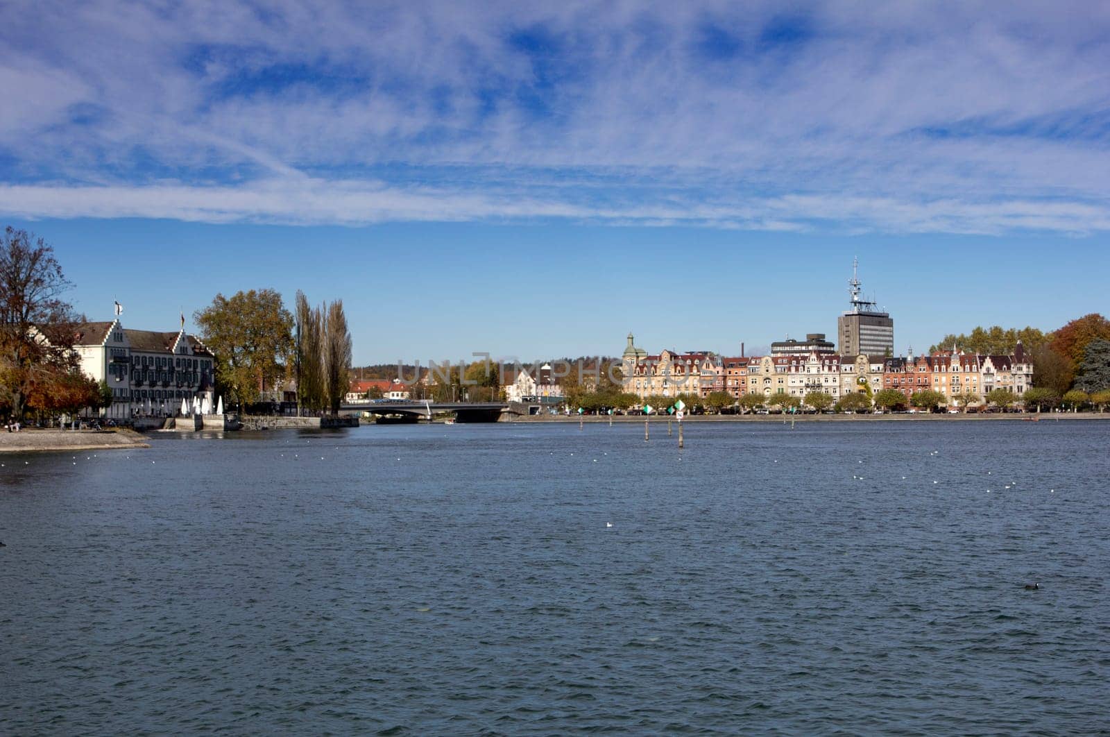 Lake Constance with a view of Constance