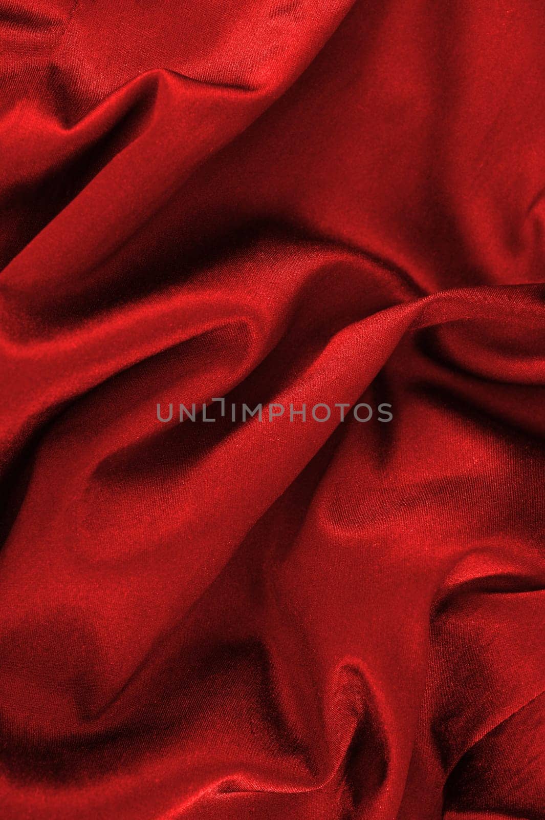 A close up shot of rumpled fabric