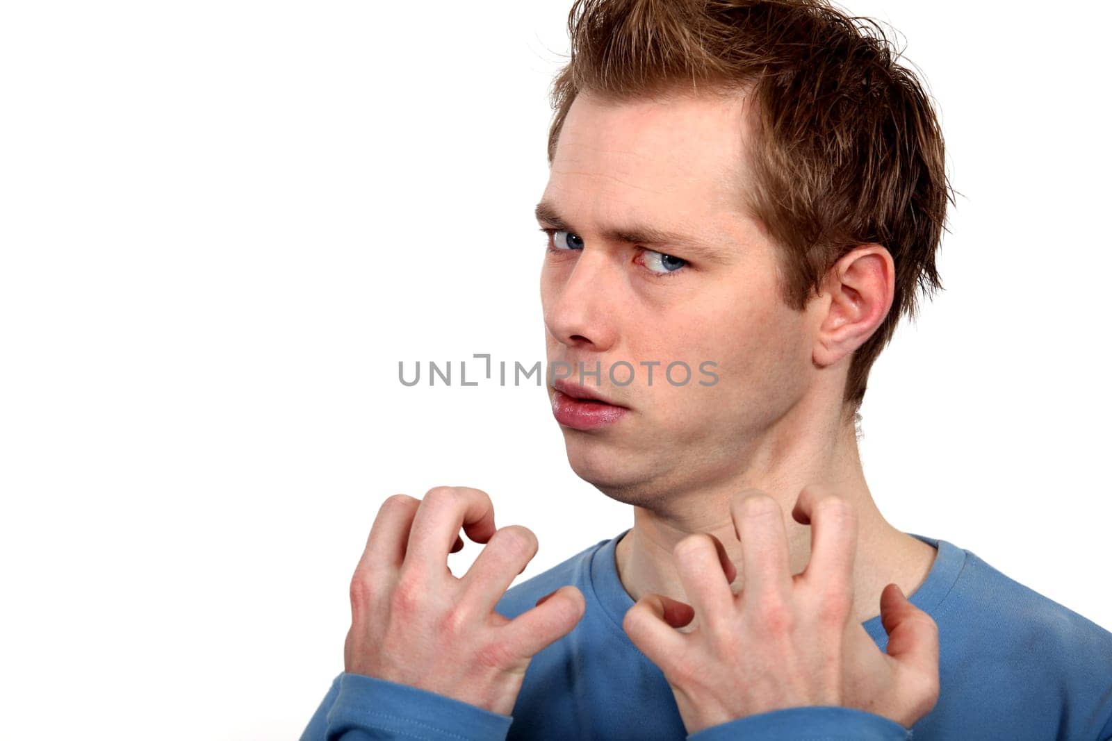 Annoyed man