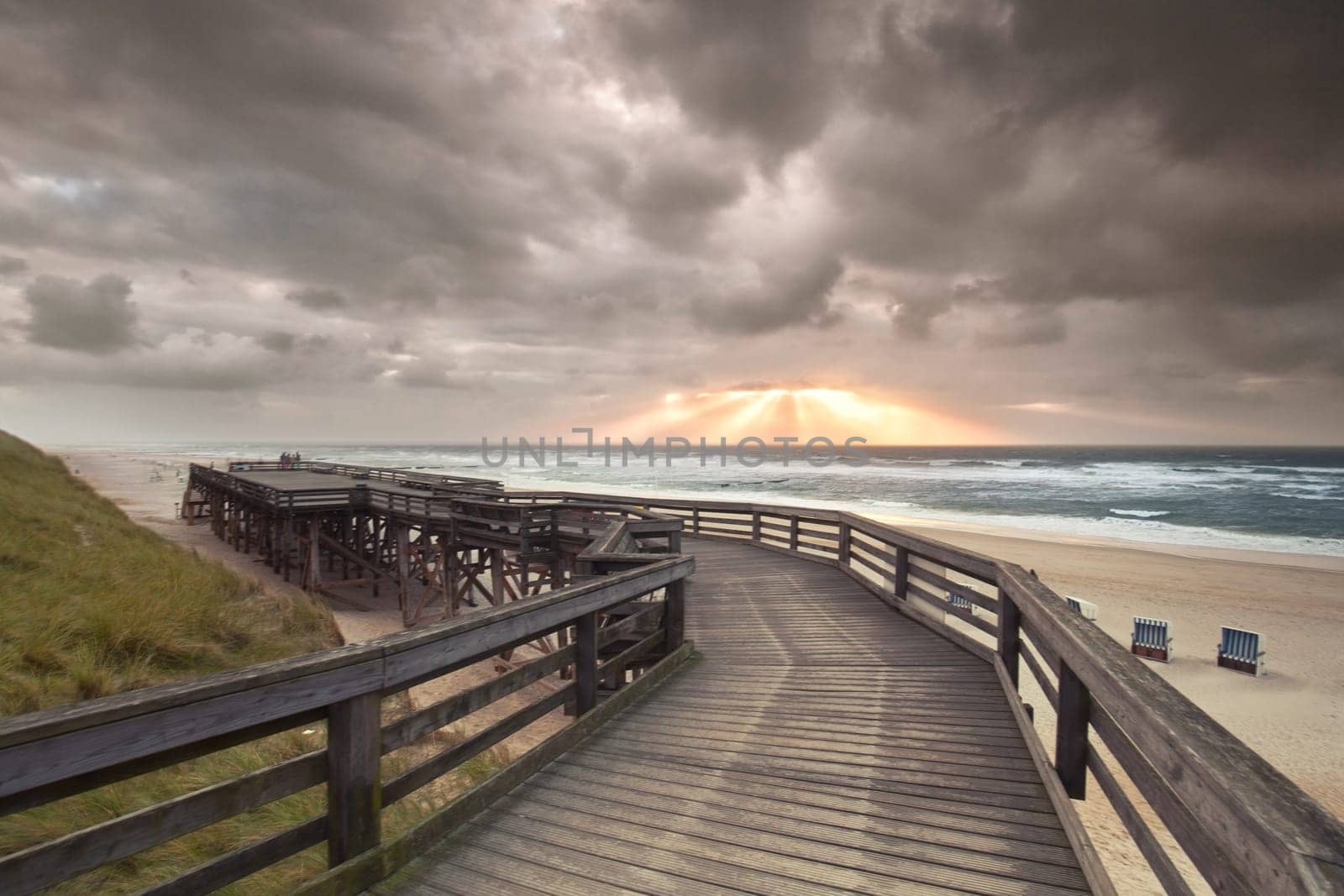 a storm is pulling up