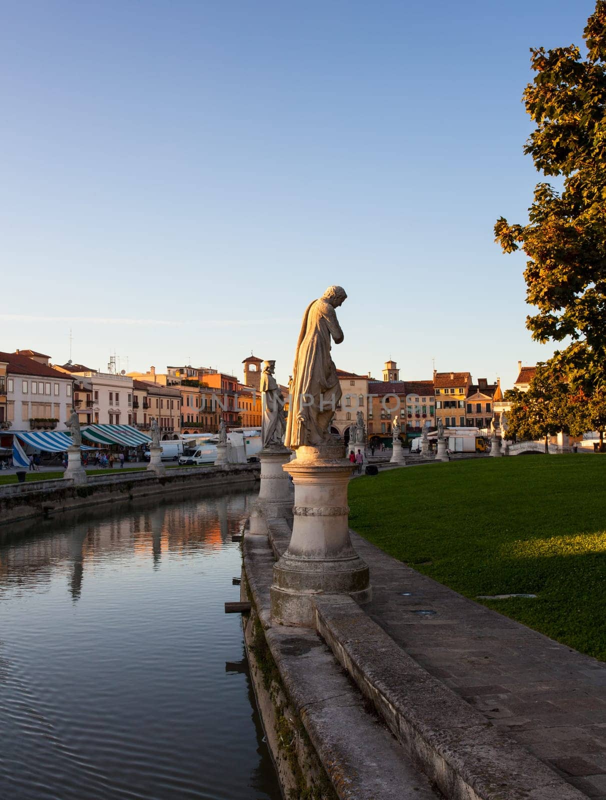 View of Prato della Valle square, Padova