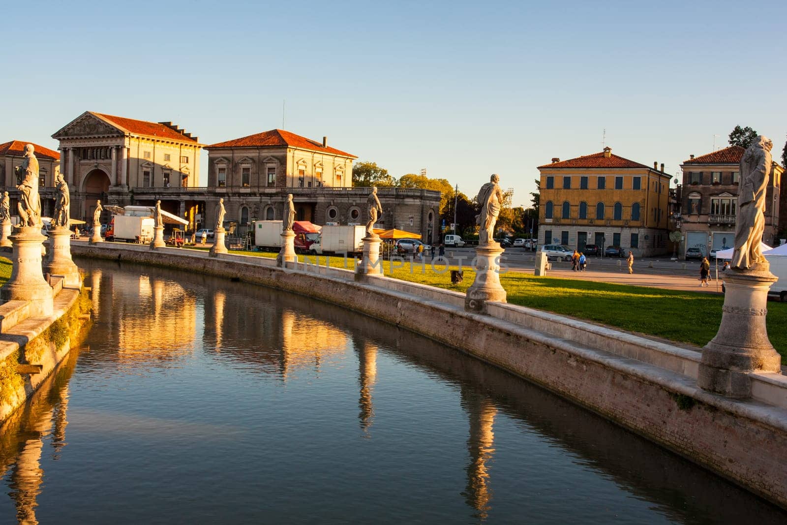 View of Prato della Valle square, Padova