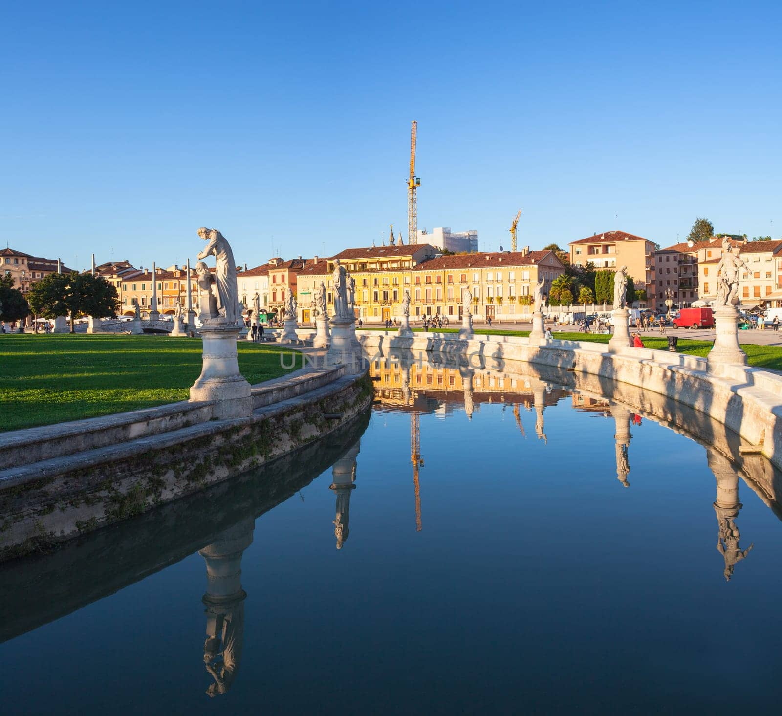 View of Prato della Valle square, Padova