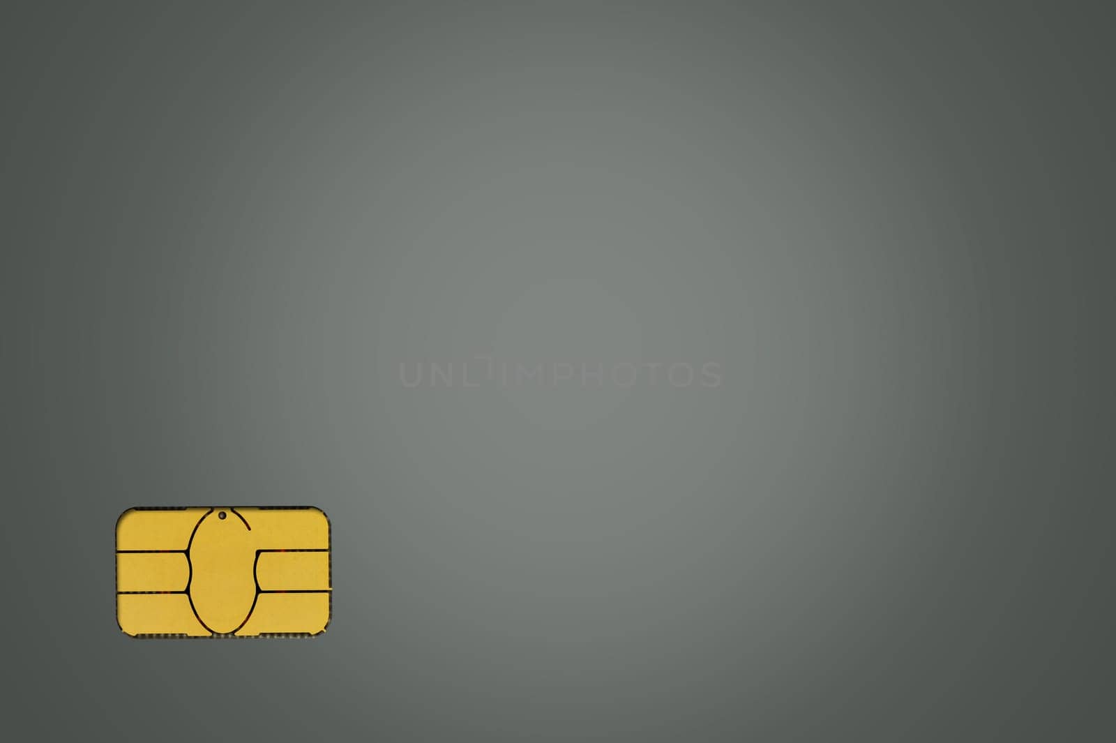 A close up shot of a sim card
