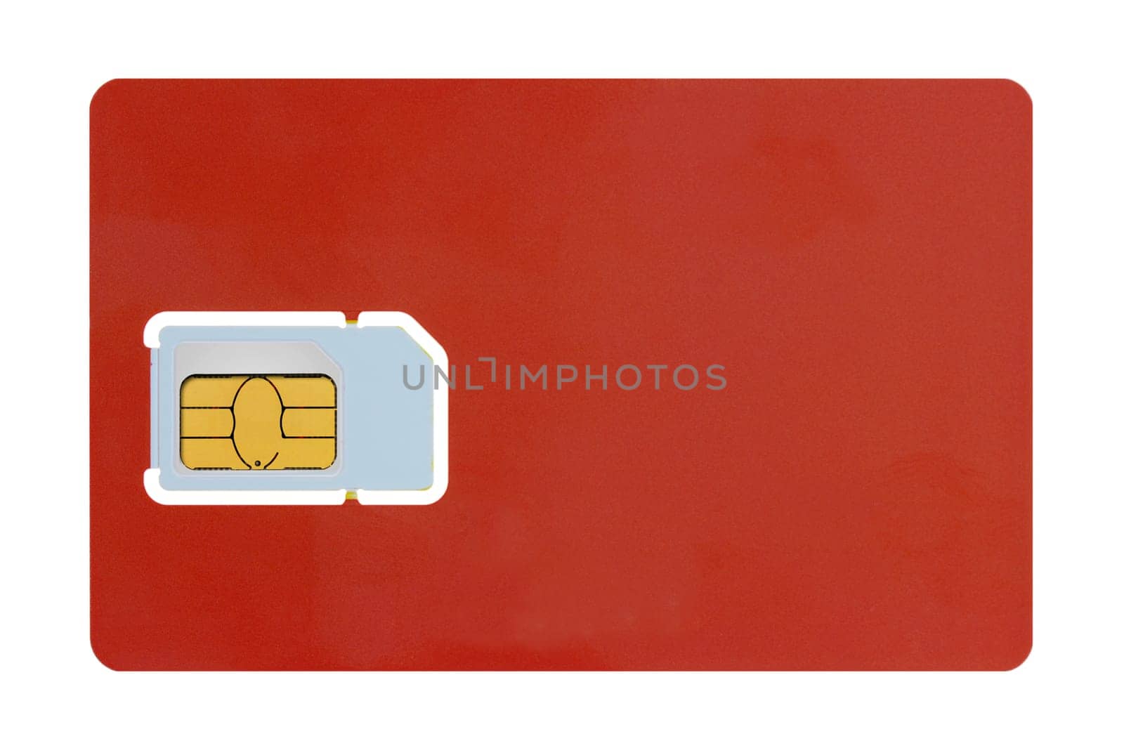 A close up shot of a sim card