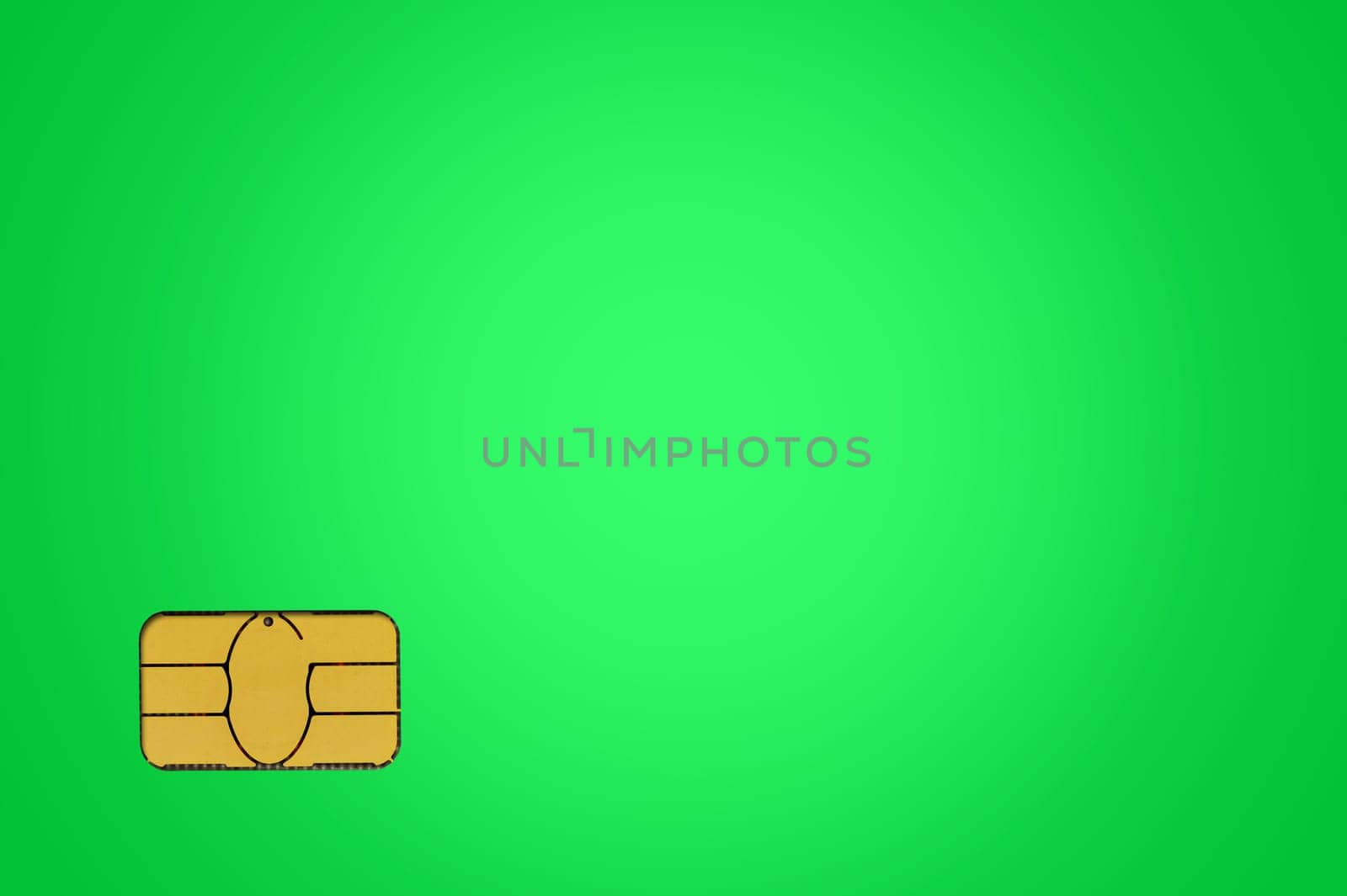 A close up shot of a sim card