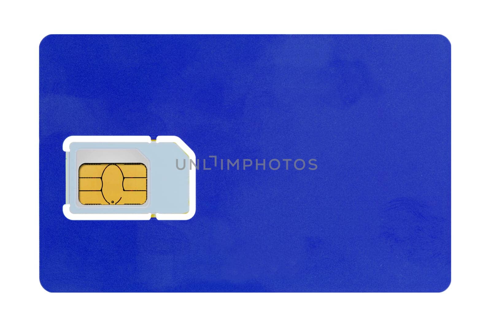 A close up shot of a sim card