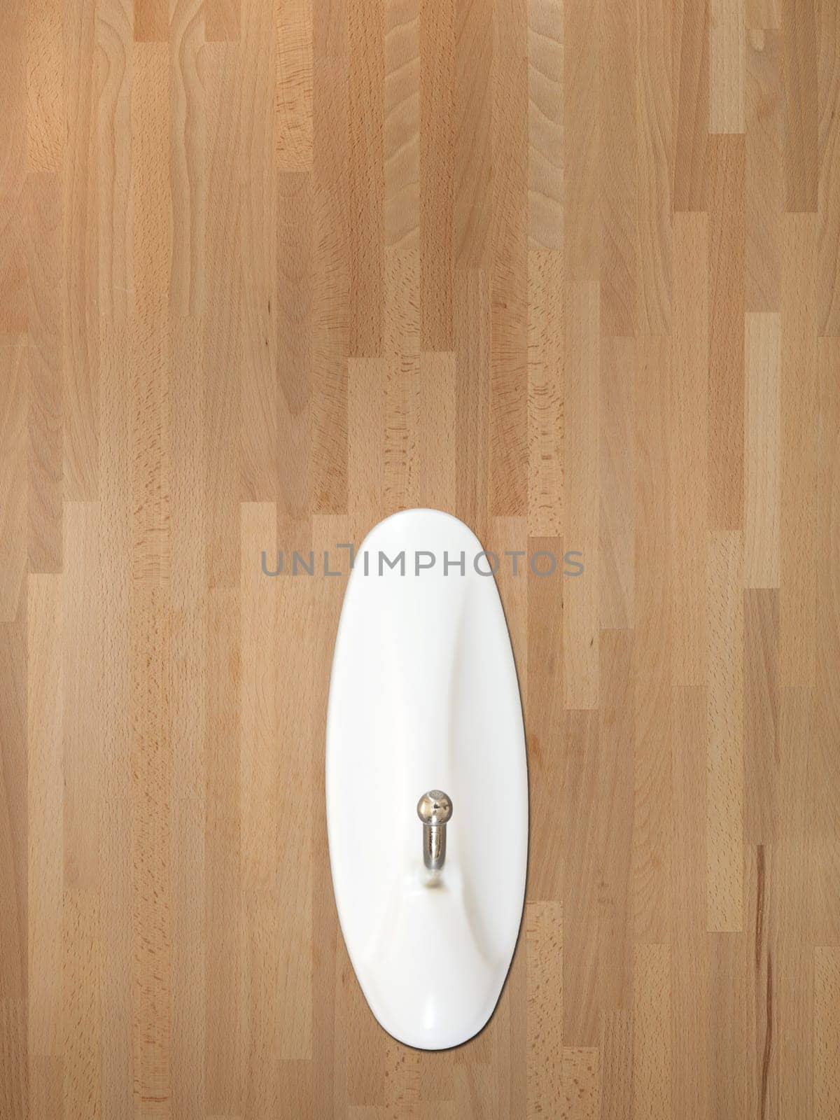 A close up shot of a picture hook