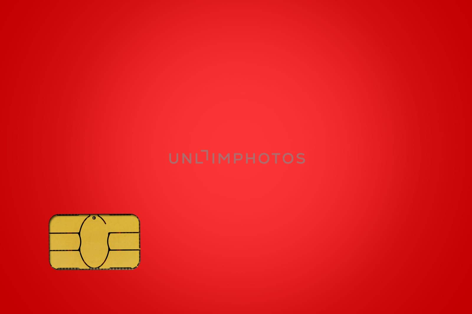 A close up shot of a sim card