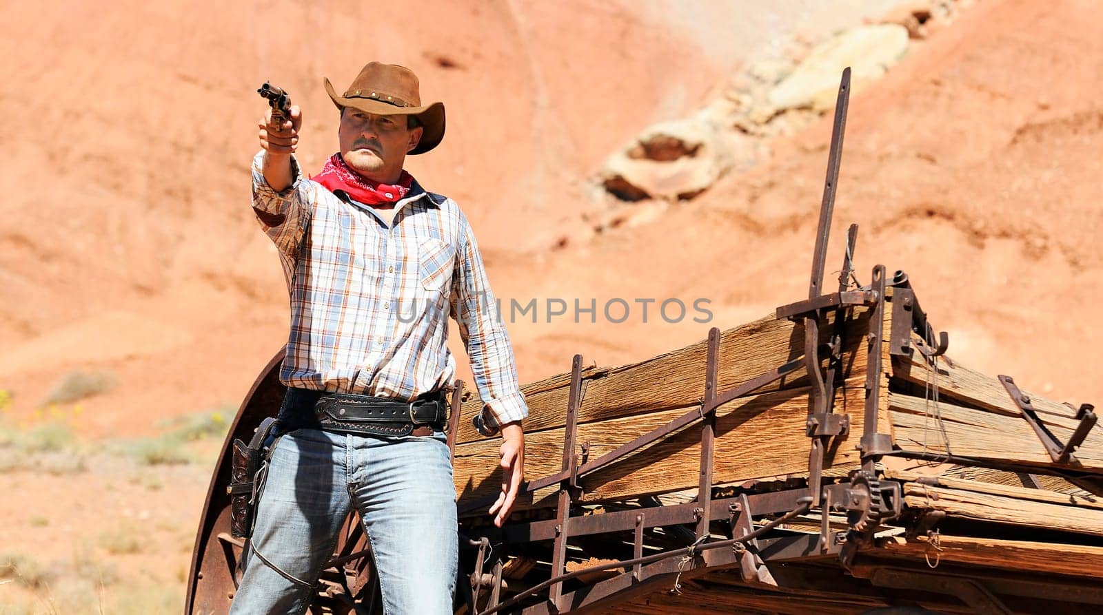 SOUTH WEST - A cowboy takes time to rest and reflect.