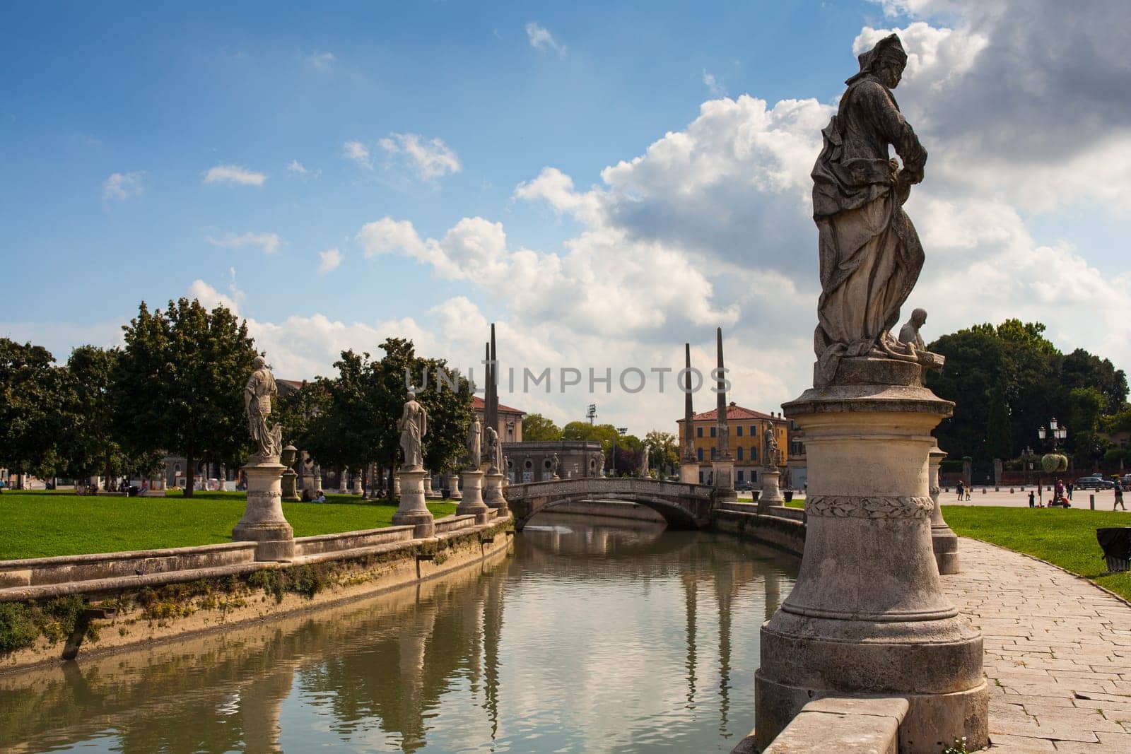 View of Prato della Valle square, Padova