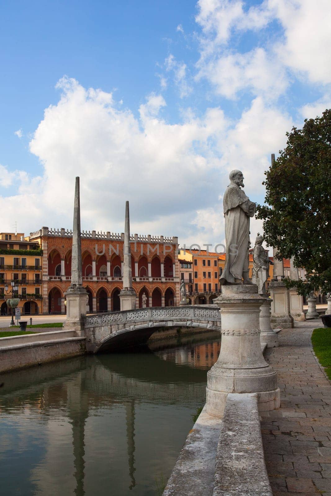 View of Prato della Valle square, Padova