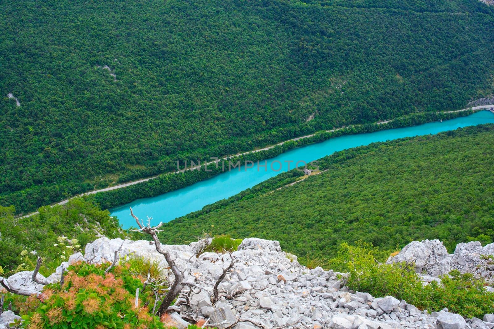 Gorizia and Nova Gorica view from Sabotin mountain