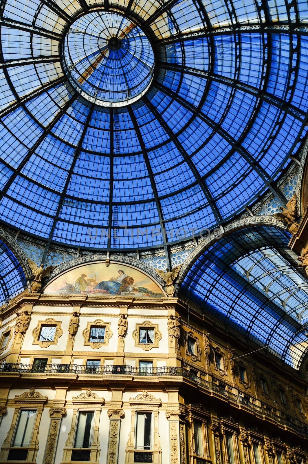Galleria Vittorio Emanuele II in central of Milan, Italy