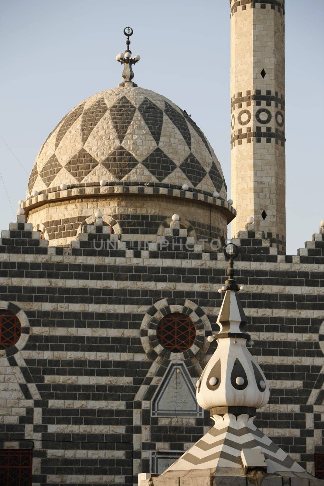 the Abu Darwish Mosque in the City Amman in Jordan in the middle east.