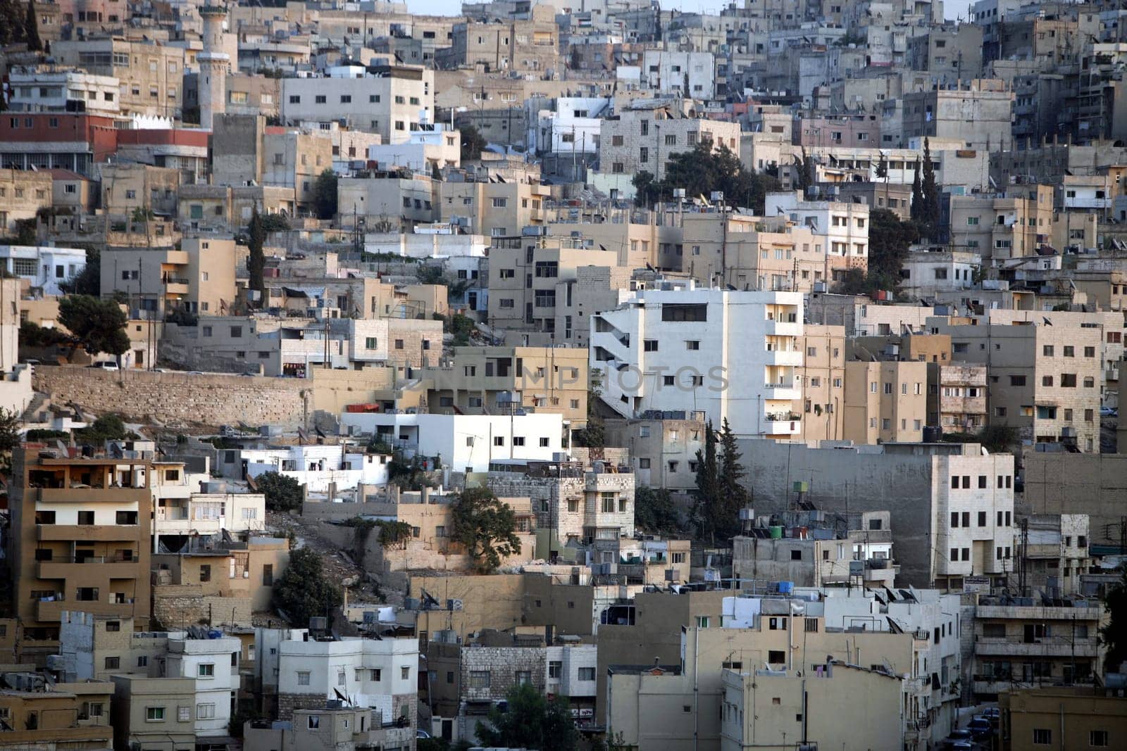 The City Centre of the City Amman in Jordan in the middle east.