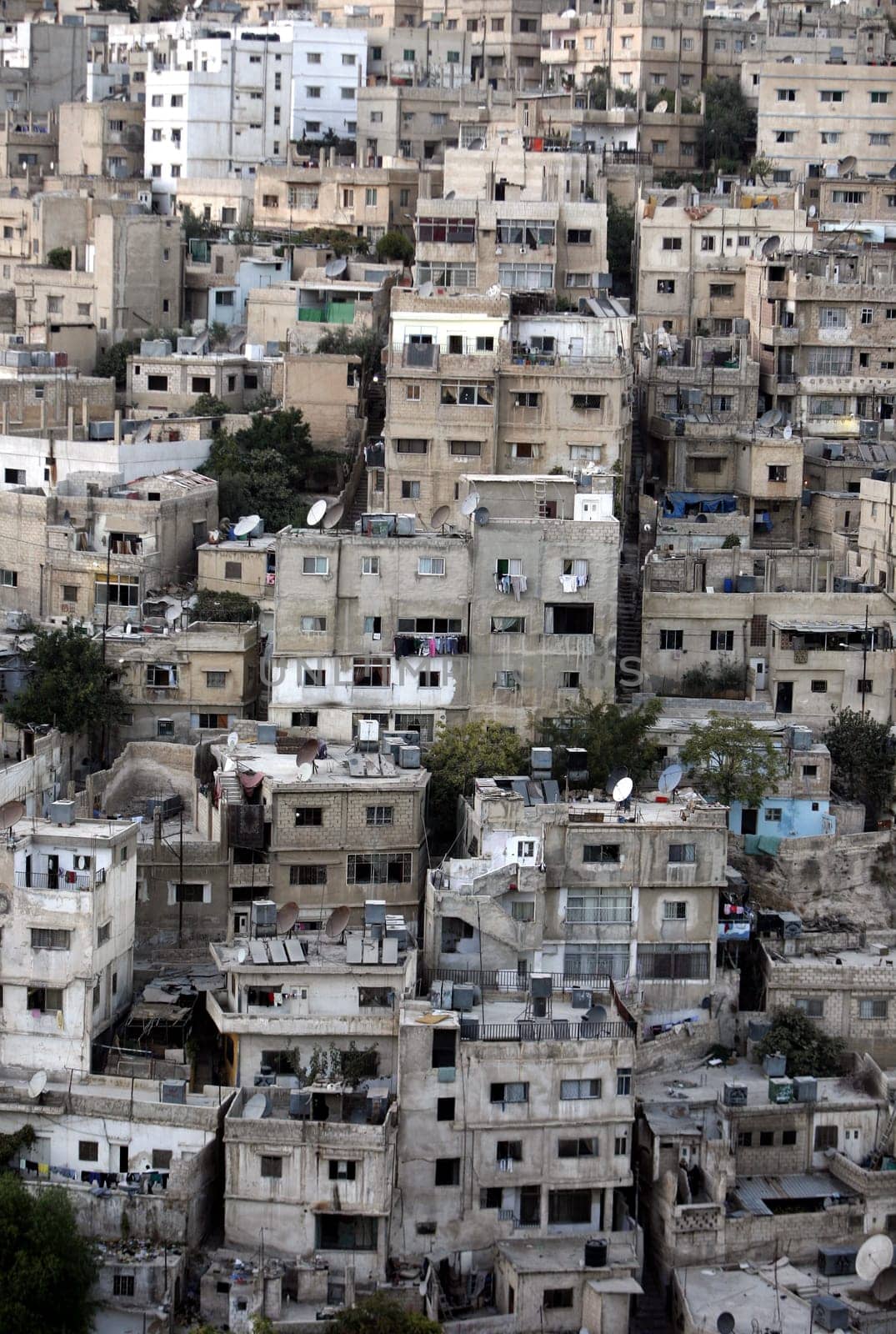 The City Centre of the City Amman in Jordan in the middle east.