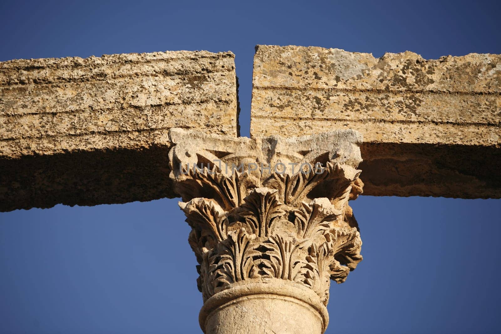 the Roman Ruins of Jerash in the north of Amann in Jordan in the middle east.