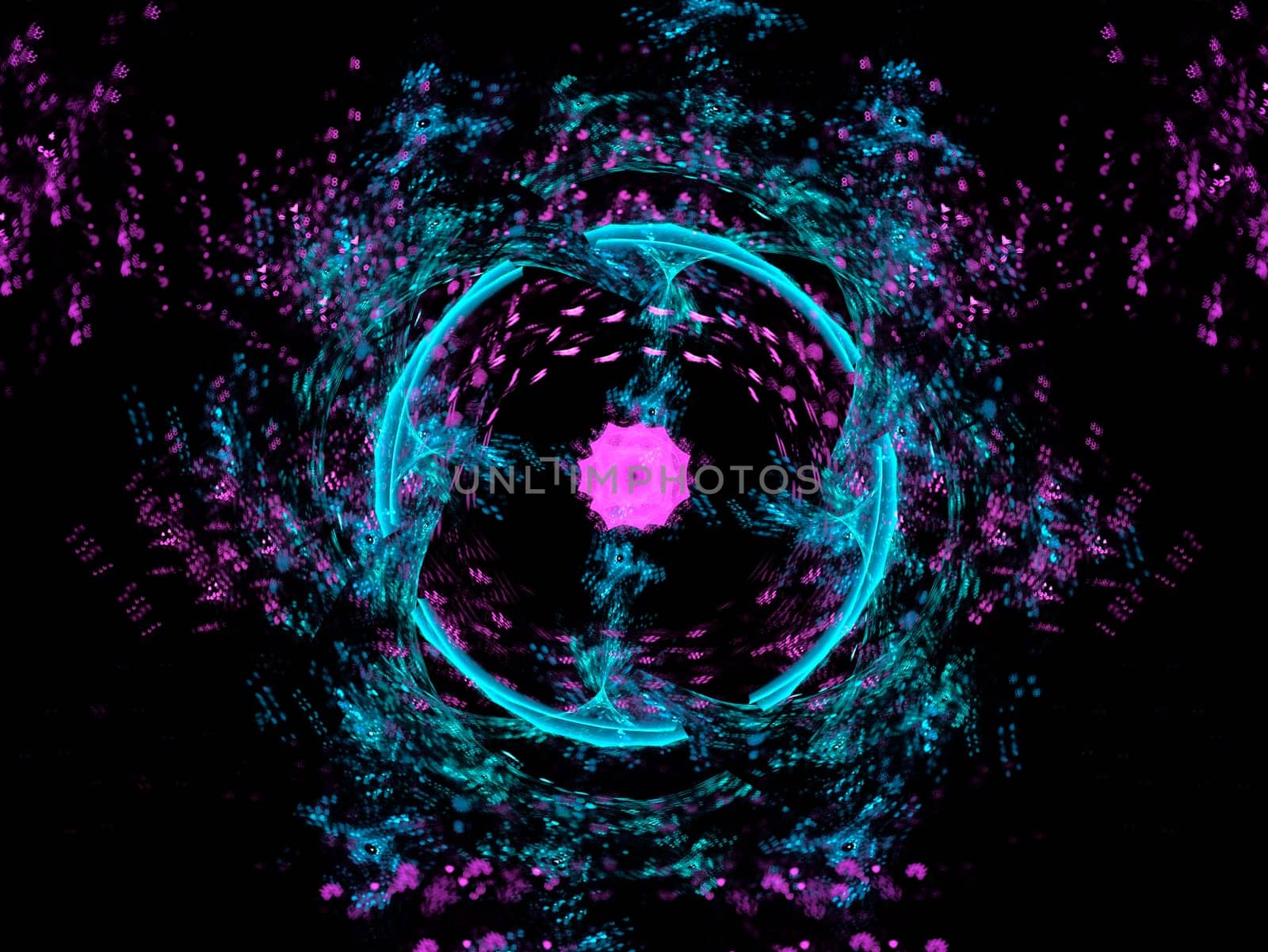 A digitally generated background fractal..