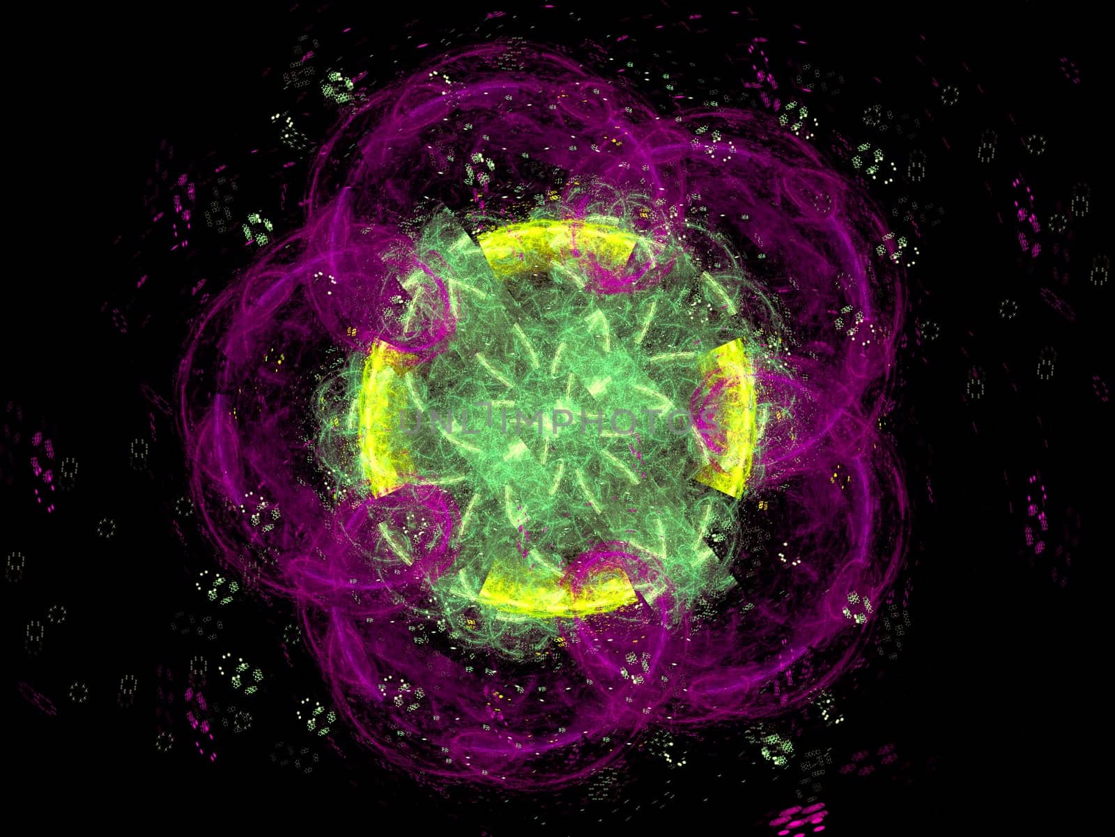 A digitally generated background fractal..