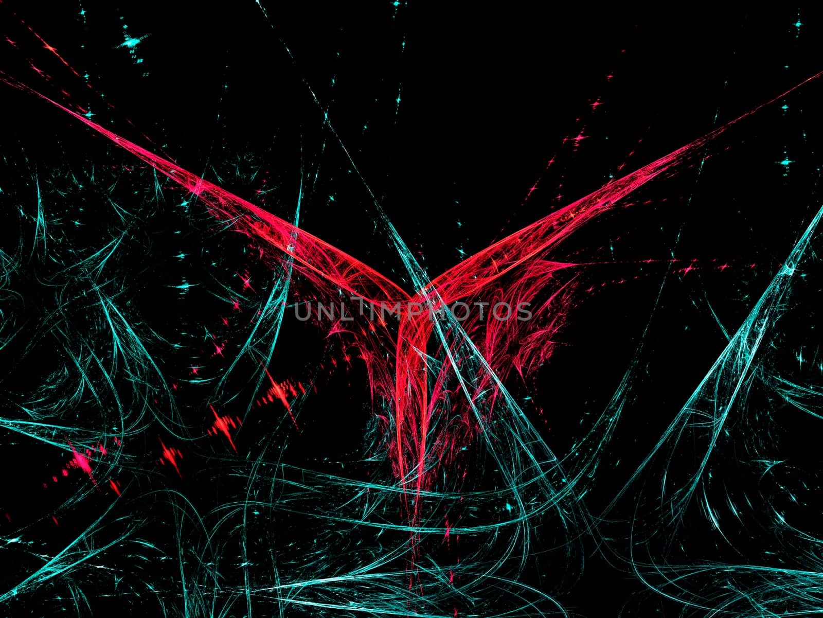 A digitally generated background fractal..