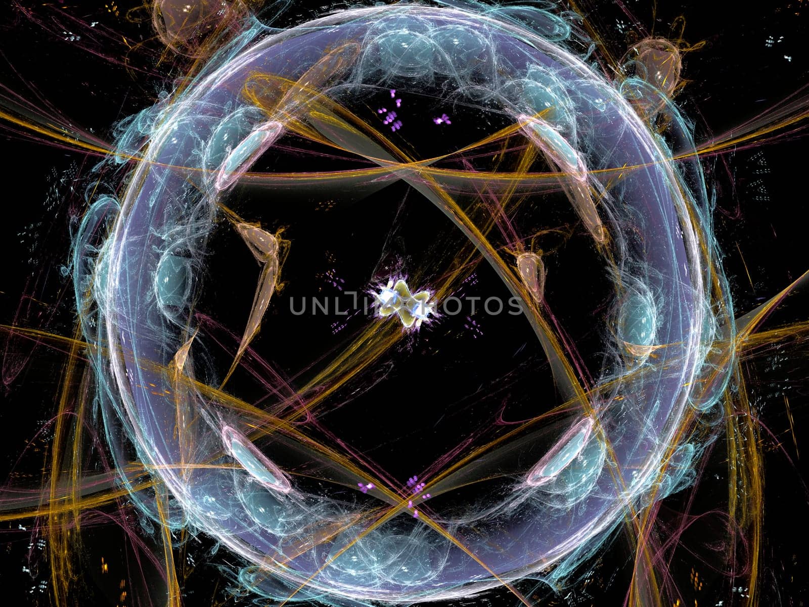A digitally generated background fractal..