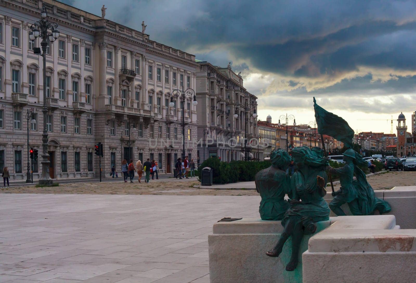 TRIESTE, ITALY - SEPTEMBER, 22: View of Trieste