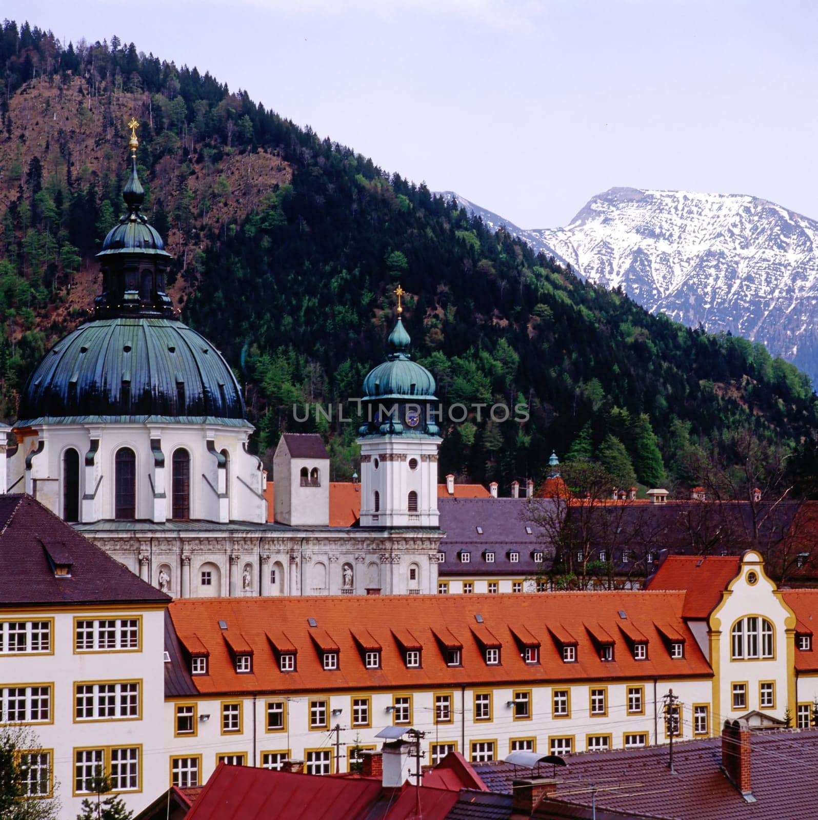 Ettal Abbey in Bavaria, Germany