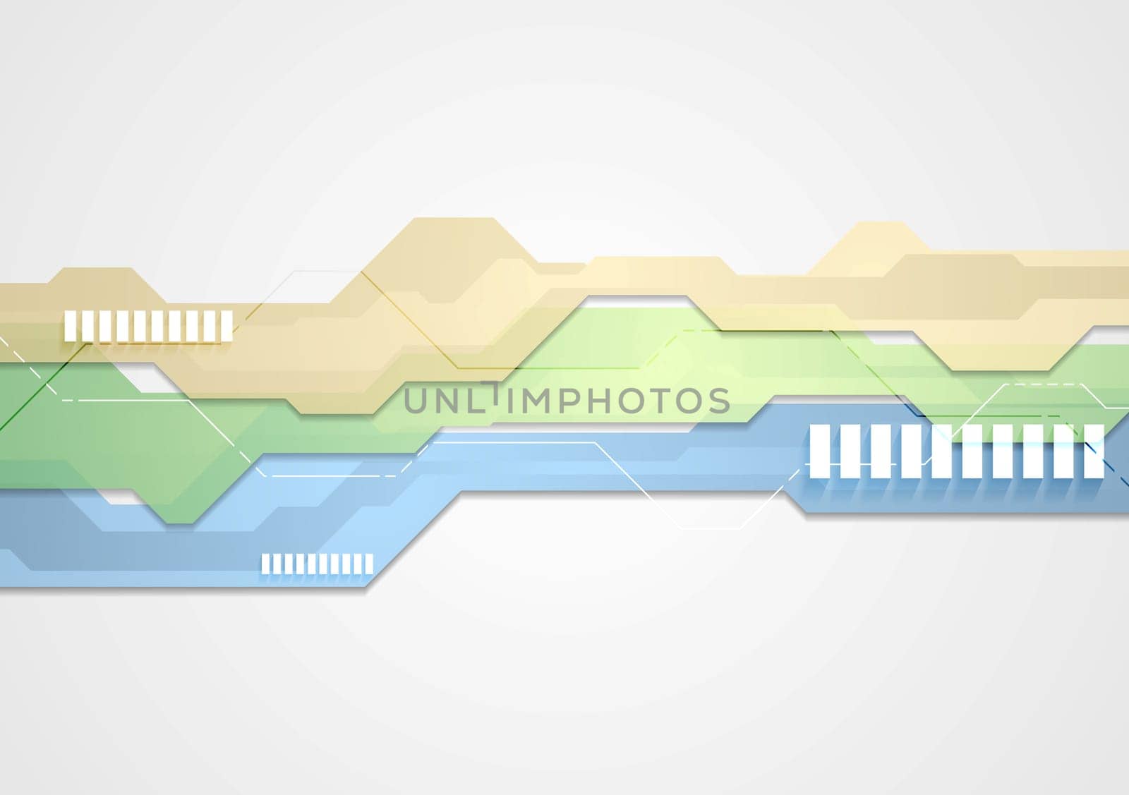 Abstract elegant technology vector background
