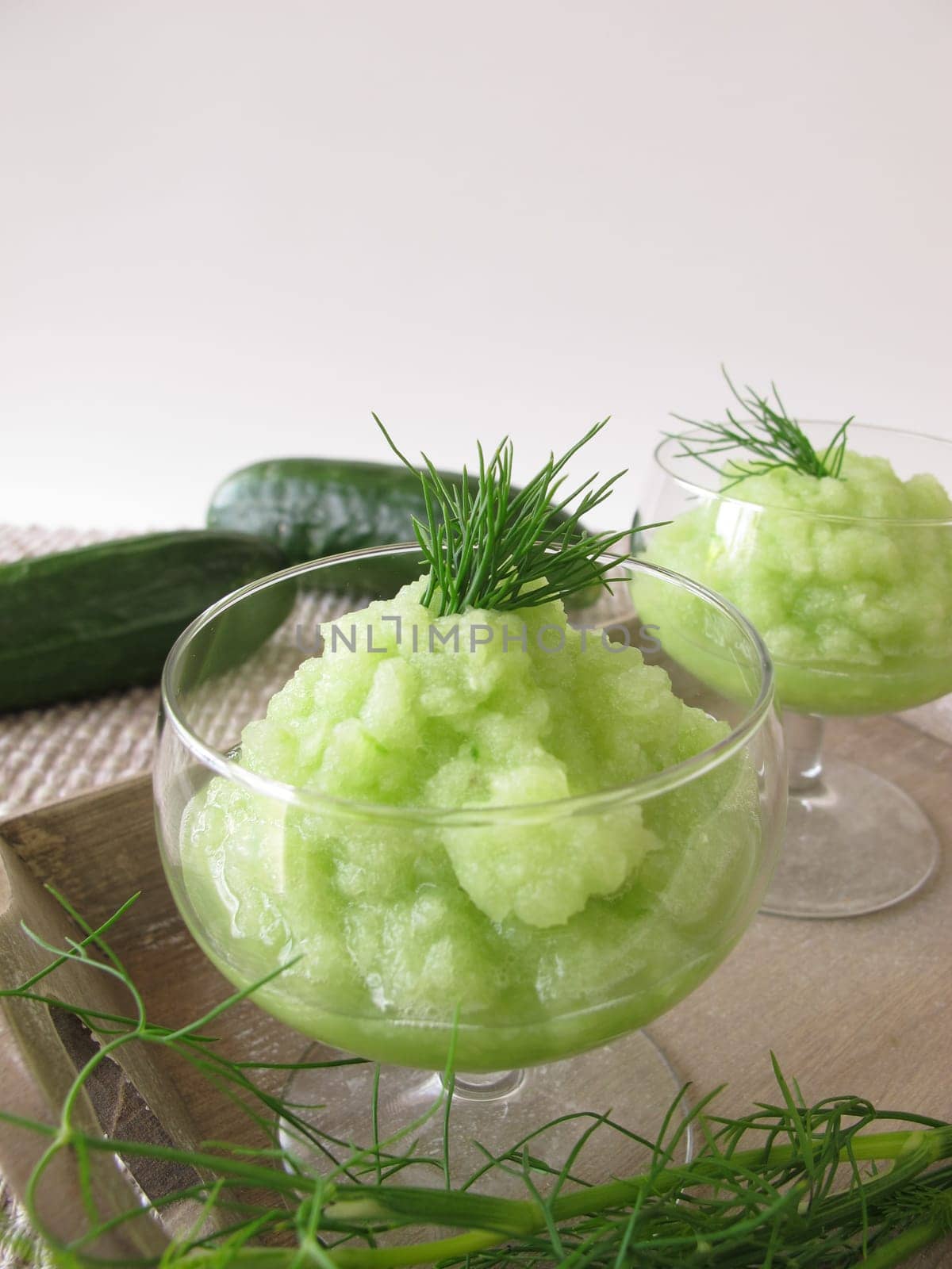 Cucumber Mousse with Dill