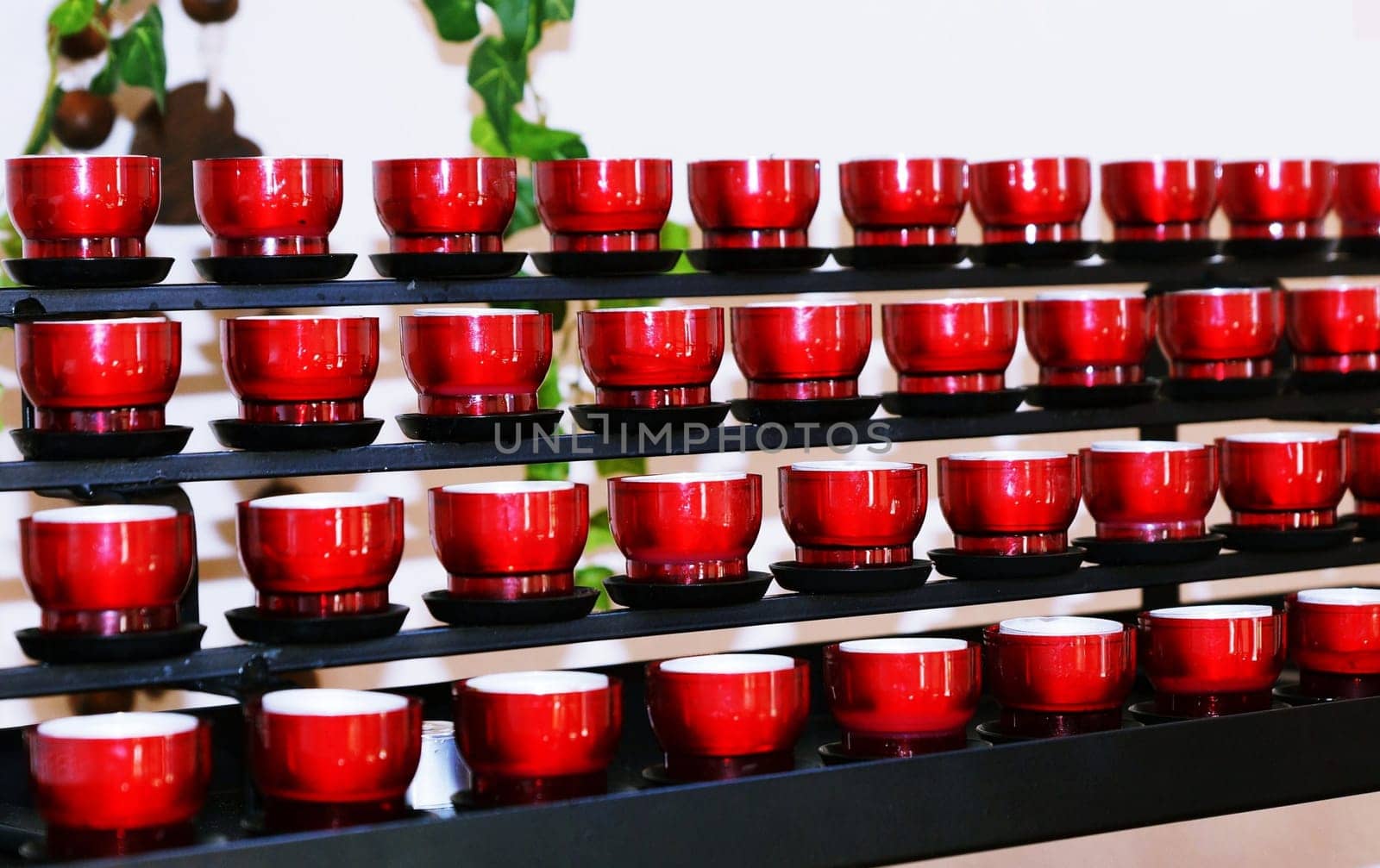 Candles in a church
